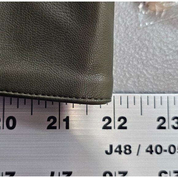 Anthropologie Plus Size 24W Colette Cropped Wide Leg Faux Leather Pants NWT - Picture 8 of 13